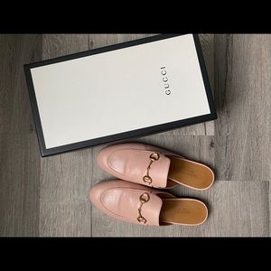 Gucci Women’s Princetown Leather Mules